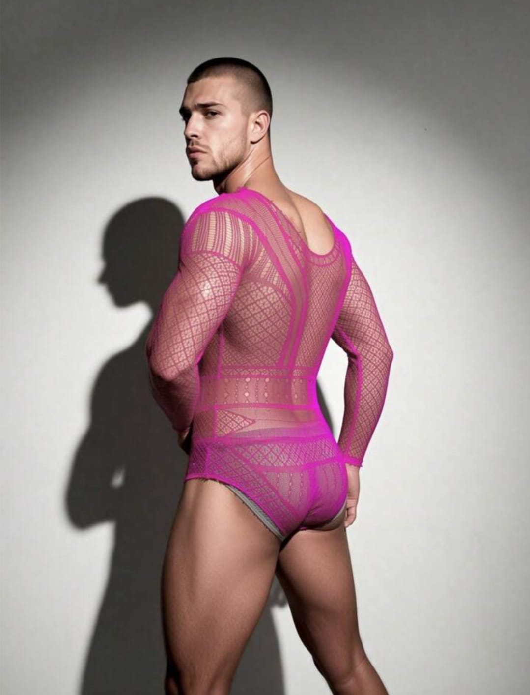 Neon Mesh Statement Bodysuit